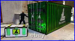 112 Scale Action Figure Diorama, Lexcorp Shipping Container & Kryptonite crate