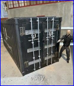 112 Scale Action Figure Diorama, Wayne Enterprises Shipping Container