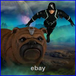 112 Scale Mezco Fantastic Four Black Bolt & Lock jaw Suit Action Figure NEW