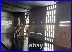 112 scale action figure diorama, Star Wars Black Series Imperial Ship Corridor