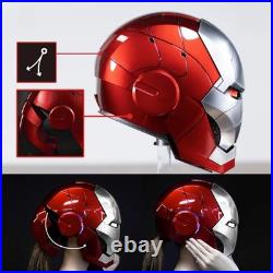 11 Iron Man MK5 Jarvis Deformable Voice Control Wearable Helmet Electroplated