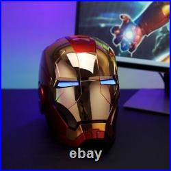 11 Iron Man MK5 Jarvis Deformable Voice Control Wearable Helmet Electroplated