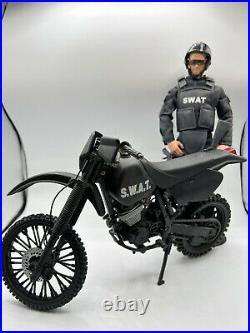 16 Scale Action Figure, SWAT Commander With Motorcycle 12 Inch Action F