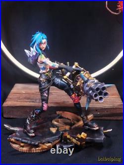 18CM League of Legends LOL Jinx PVC Statue Handmade Figure Model Collectibles