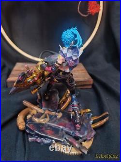18CM League of Legends LOL Jinx PVC Statue Handmade Figure Model Collectibles