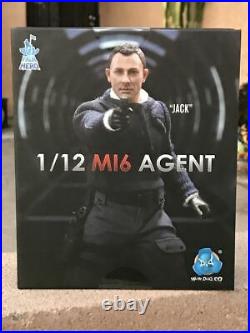 1/12 Scale Action Figure MI6 007 Agent Jack XM80003 PALM HERO BOX FIG