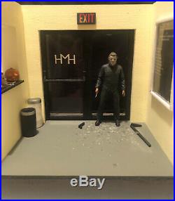 1/12 Scale Halloween 2 Custom Diorama For Ultimate Michael Myers NECA Figure