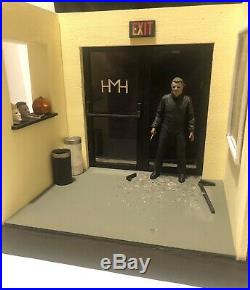 1/12 Scale Halloween 2 Custom Diorama For Ultimate Michael Myers NECA Figure