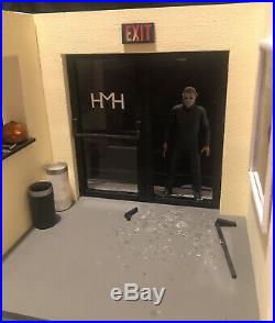 1/12 Scale Halloween 2 Custom Diorama For Ultimate Michael Myers NECA Figure