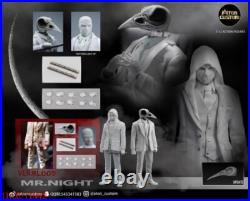 1/12 Scale Moon Knight Mr. Night Aton Custom Movable Action Figures Collection