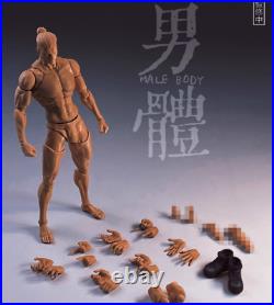 1/12 Scale Romankey X COWL Human Body Painting Models 6inch Action Figure