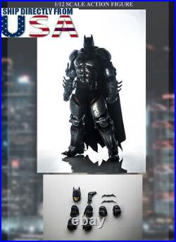 1/12 scale Batman Knight XE SUIT 6 Action Figure Full Set with 2 Head Sculpts