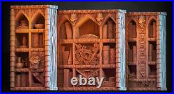 1/12 scale medieval bookshelf for action figure dioramas