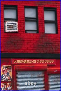 1/12 scale store front diorama building for action figures