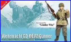 1/6 Scale Action Figure Wehrmacht GD MG42 Gunner, Panzergrenadier-Division