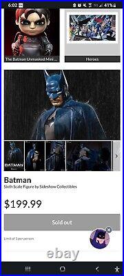 1/6 Scale Batman The Dark Knight Collectible Figure and Accessories- Sideshow
