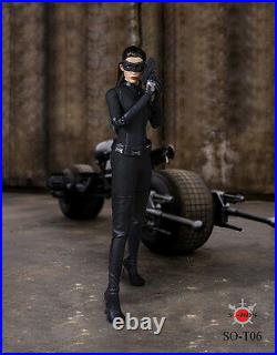 1/6 Scale Catwoman Head Sculpt Costume Set For 12 Phicen Hot Toys Female Figure