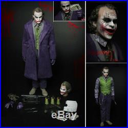 1/6 Scale Joker Heath Ledger BATMAN THE DARK KNIGHT Figure Complete Set USA