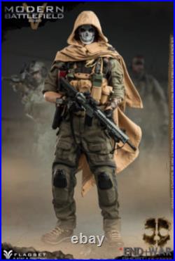1/6 Scale Modern Battlefield End War Ghost Soldier 12'' Action Figure Model Set