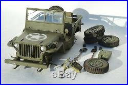 1/6 Scale full melal Truck Willys jeep by hand made Model Instock now