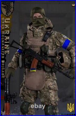 1/6 Ukraine 93rd Mechanized Brigade Military Soldier Cyborgs 12 Action figure