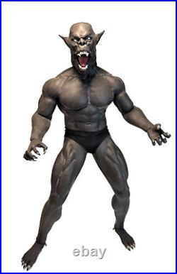 1/6 scale BLACK DEMON PANTHER MONSTER 12 Action Figure with Claws OOAK NEW