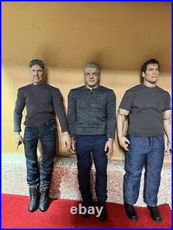 1/6 scale Figures Arnold Schwarzenegger, Sylvester Stallone And Harrison Ford