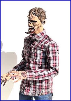 1/6 scale Walking Dead PLAID SHIRT Country ZOMBIE 12 Action Figure OOAK NEW