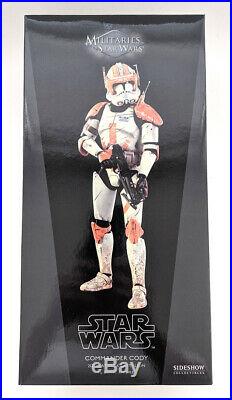 2011 Sideshow Hot Toys 1/6 Scale 12 Clone Commander Cody Figure Star Wars