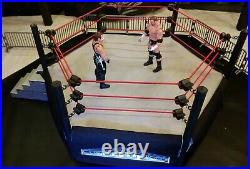 6 Sided Custom Toy Wrestling Ring Pro Action Ring Scaled WWE AEW WCW TNA