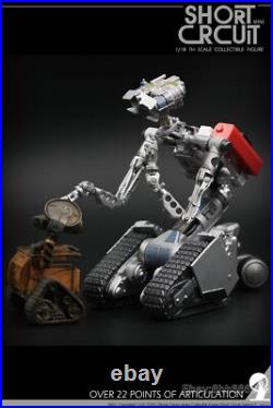 9.6cm Short Circuit Two Heads 1/18 TH SCALE COLLECTIBLE FIGURE Resin Statue