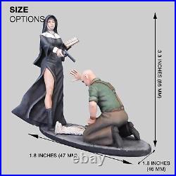 Action Figure Steam-girl Collectible Miniature Painted 1/24 scale 80 mm