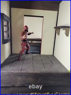 Action figures diorama dojo scale 1/12