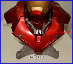Avengers 11 Iron Man Half Bust Size Resin Statue Scale Iron Man MK3 GIFT LED