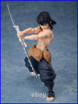BUZZmod. Demon Slayer Kimetsu no Yaiba Inosuke 1/12 Scale Action Figure Aniplex