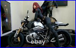Black Widow Comiquette Custom Statue 1/4 scale Captain America + Sideshow Book