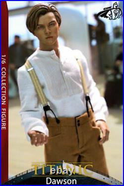 CHONG 16 Scale Titanic Jack Dawson 12'' Male Action Figure Collectible