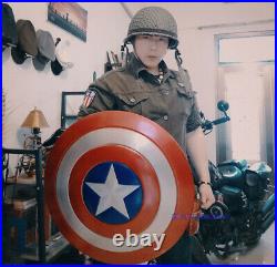 Captain America 11 Scale Shield Model Aluminium Alloy Painted Cosplay F Prop