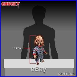 Child's Play Chucky Talking Scarred Mega Scale Doll with Sound 15 Mezco