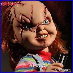 Child's Play Chucky Talking Scarred Mega Scale Doll with Sound 15 Mezco