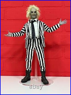 Custom 16 Scale BeetleJuice Figure Cain Productions with Sideshow Body Mint