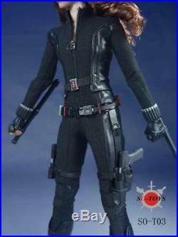 Custom 1/6 scale Black Widow Figure Full Set Scarlett Johansson superhero toy