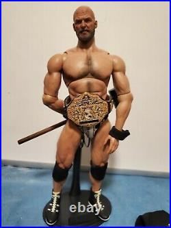 Custom 1/6 scale WWE Triple H Wrestling Action Figure with Shirt, Belt & Hammer