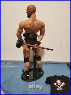 Custom 1/6 scale WWE Triple H Wrestling Action Figure with Shirt, Belt & Hammer