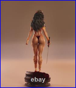 Custom 3D Printed Dejah Thoris Figure (25cm) Hand-Painted Statue