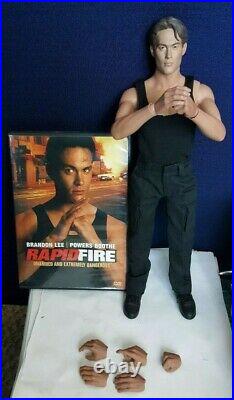 Custom Brandon Bruce Lee Figure As Jake Lo From Rapid Fire Movie 1/6 Scale