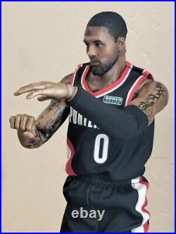 Custom NBA Damian Lillard Loose 12 1/6 Scale Action Figure Model Portland Bucks