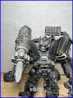Custom transformers action figure Ironhide grey black scale