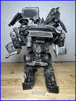 Custom transformers action figure Ironhide grey black scale