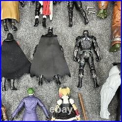 DC Comics Multiverse Lot of 15 Batman Arkham Games 4 Scale Action Figures Loose